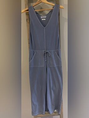 indi & cold v-neck jumpsuit Slate Blue size xsmall